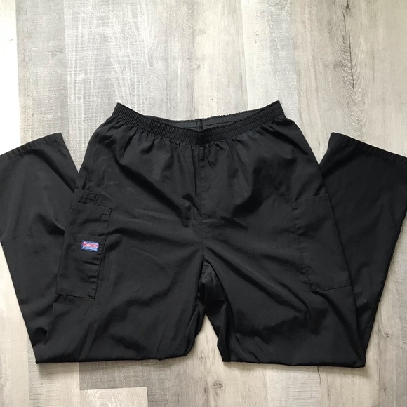 Cherokee WorkWear Originals Elastic Pull On Cargo Scrub Size L - Picture 3 of 3